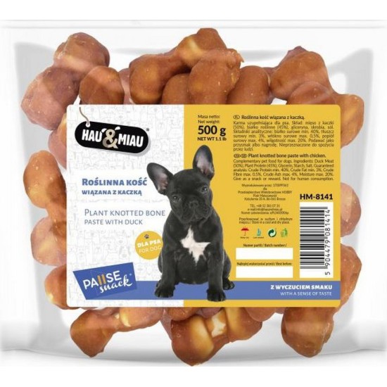 Hau&amp;Miau Augaliniai kauliukai apvilkti antiena 500g