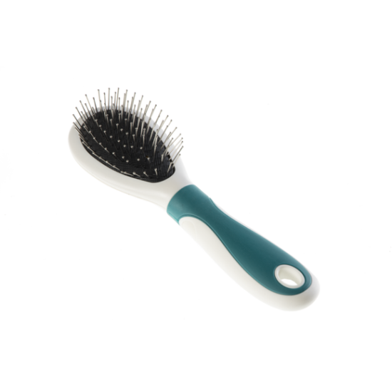 Gimdog Brush With Round Pins 6,5x21,5cm ovalus šepetys apvaliais dant.