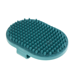 Gimdog Oval Brush ovalios guminės šukos ant delno