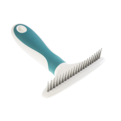 Gimdog Dematting Rake 12x15cm grėblys su stambiais konusiniais dantimis