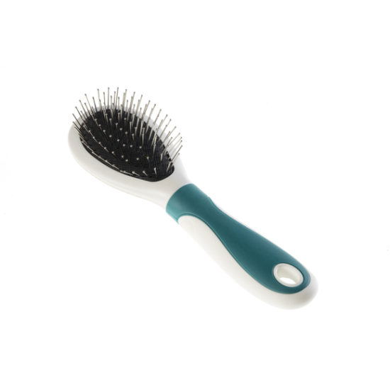 Gimdog Brush With Round Pins 6,5x21,5cm ovalus šepetys apvaliais dant. Vienpusis