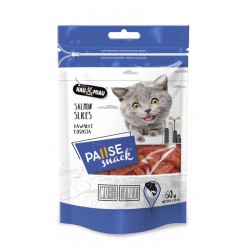 Hau&amp;Miau skanėstai katėms lašišos gabalėliai 60g