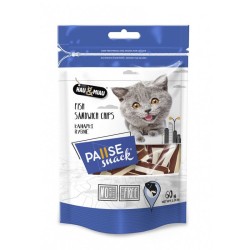 Hau&amp;Miau skanėstai katėms žuvies sumuštiniai 60g