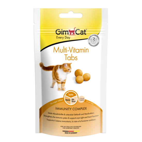 GIMCAT MULTI-VITAMIN TABS skanėstai katėms 40g