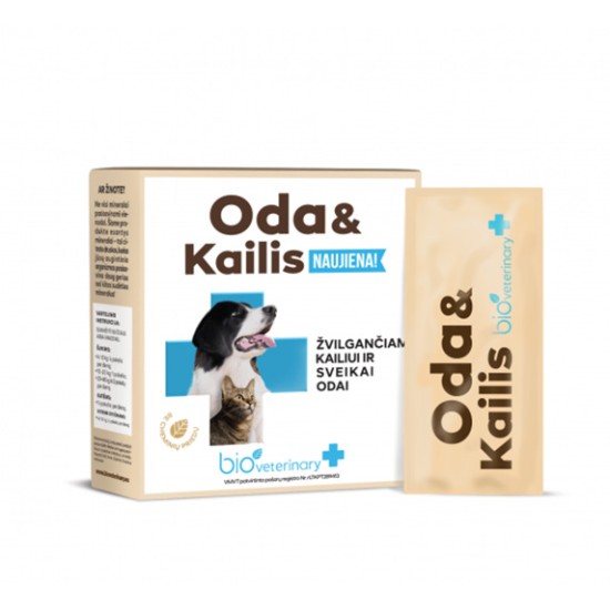 Bioveterinary Oda &amp; Kailis maisto papildas augintiniams