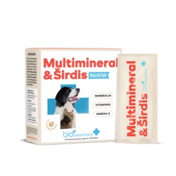 Bioveterinary Multimineral &amp; Širdis maisto papildas augintiniams