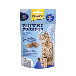 GIMCAT NUTRI POCKETS Fish with Tuna 60g