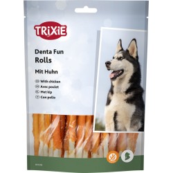 Trixie Denta Fun skanėstai šunims, kramtomi antienos suktinukai, 30 vnt, 240 g