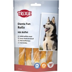 Trixie Denta Fun skanėstai šunims, kramtomi buivolienos suktinukai 70 g