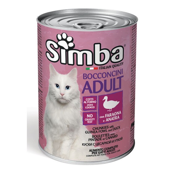 SIMBA - Wet CAT Chunkies with FOWL AND DUCK 415g