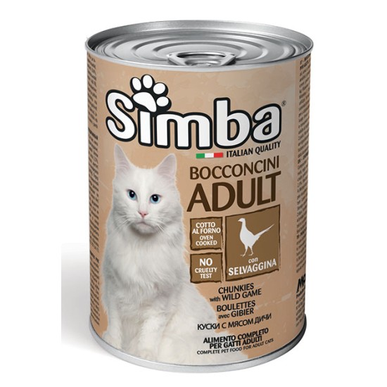 SIMBA - Wet CAT Chunkies with WILD GAMES 415g