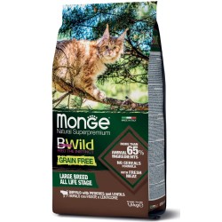 Monge GF Large Breeds sausas pašaras katėms su buivoliena, bulvėmis ir lęšiais 1.5kg
