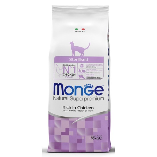 Monge Dry Cat Adult Sterilized 10kg