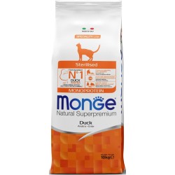 Monge Cat Adult Duck Monoprotein sterilizuotoms katėms su antiena 10kg