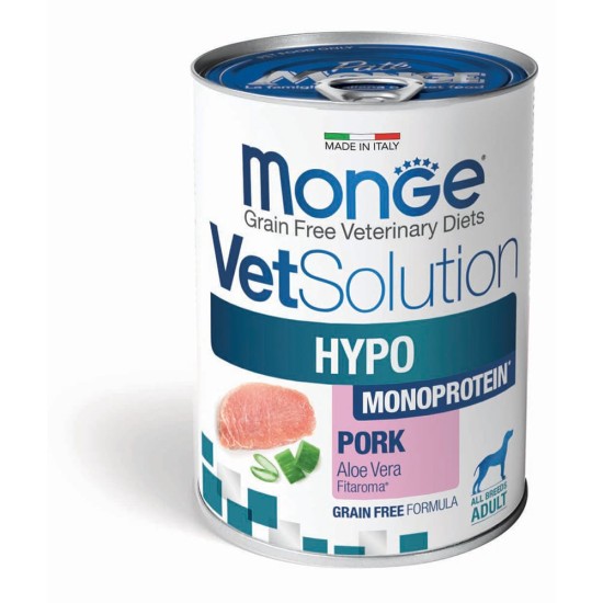 Monge VetSolution Dog Wet HYPO MONO Pork 400g