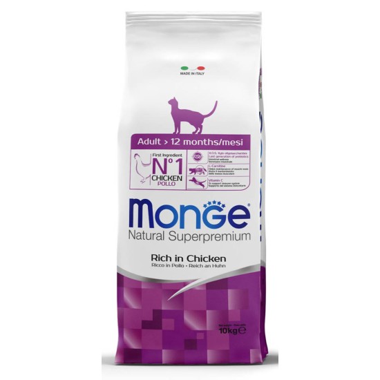 Monge Adult Cat Chicken sausas maistas katėms 