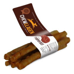 Chewllagen Jautienos skonio kolageno Maži ritiniai 5vnt., dėžė 40 vnt