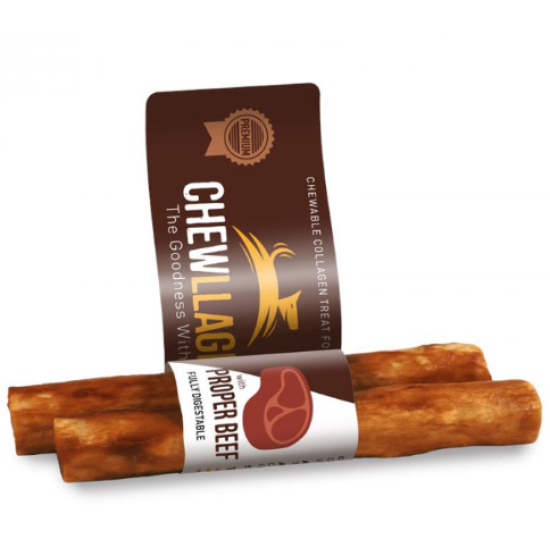 Chewllagen Jautienos skonio kolageno Vidutiniai ritiniai 2vnt., dėžė 35 vnt.