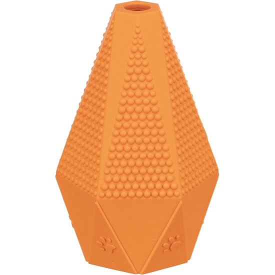 Trixie jumper žaislas šunims, kaučiukas, 10 cm, oranžinis