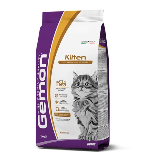 GEMON - Dry Cat Kitten chicken &amp; rice 7kg