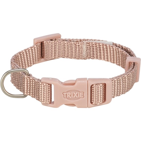 TRIXIE Premium antkaklis, S: 25-40 cm/15 mm, šv. rausvas