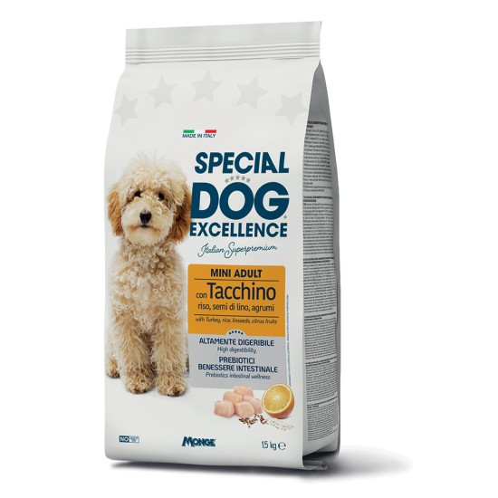 Special Dog Exc. Monoprotein sausas pašaras mažų veislių suaug. šunims su su kalakutiena 1.5kg