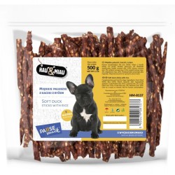 Hau&amp;Miau minkšti antienos pagaliukai su ryžiais 500g