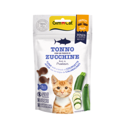 Gimcat Crunchy Snacks Tuna &amp; Courgette traškūs skanėstai tunas/cukinija 50g