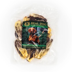 Real Dog SNACKS Triušio ausys su minkšta ėriena 500g