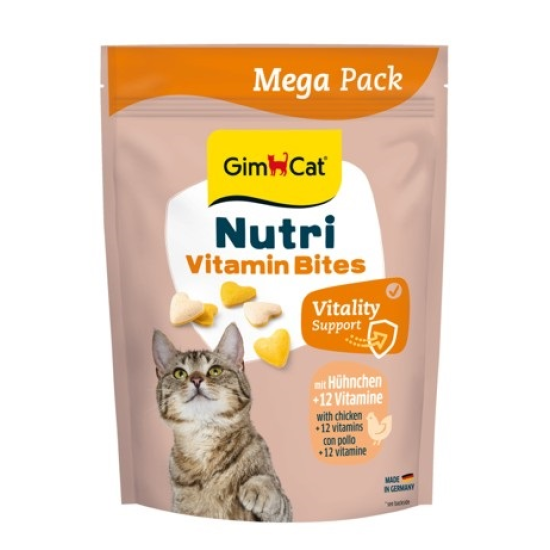 GIMCAT NUTRI VITAMIN BITES CHICKEN (su vitaminais ir vištiena) 425 G