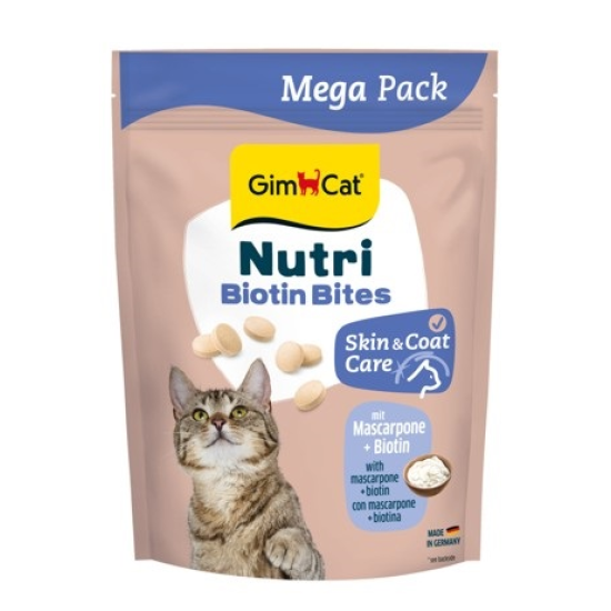 GIMCAT NUTRI BIOTIN BITES MASCARPONE (su biotinu ir maskarpone) 425 G