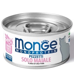 Monge MONOPROTEIN - Cat Flakes Only PORK 80 g
