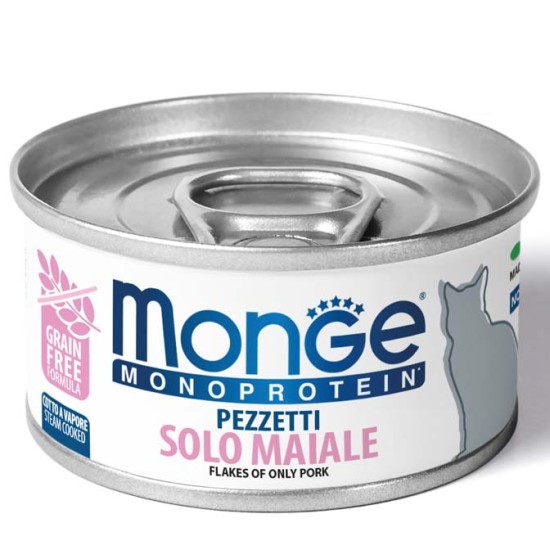 Monge MONOPROTEIN - Cat Flakes Only PORK 80 g
