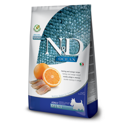 FARMINA N&amp;D OCEAN - DOG Dry Herring&amp;Orange ADULT MINI 2,5 kg