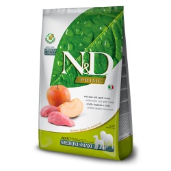 FARMINA N&amp;D PRIME - DOG Dry Wild Boar&amp;Apple ADULT MED&amp;MAX 2,5 kg