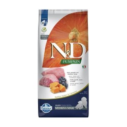 FARMINA N&amp;D PUMPKIN - DOG Dry Lamb&amp;Blueberry ADULT MED&amp;MAX 12 kg
