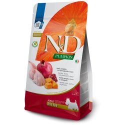 FARMINA N&amp;D PUMPKIN - DOG Dry Quail&amp;Pomegr ADULT MINI 2 kg