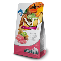FARMINA N&amp;D TROPICAL SELECTION - DOG Dry Pork ADULT MED&amp;MAX 2 kg