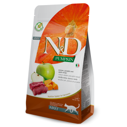 FARMINA N&amp;D PUMPKIN - CAT Dry Venison&amp;Apple ADULT 1,5 kg