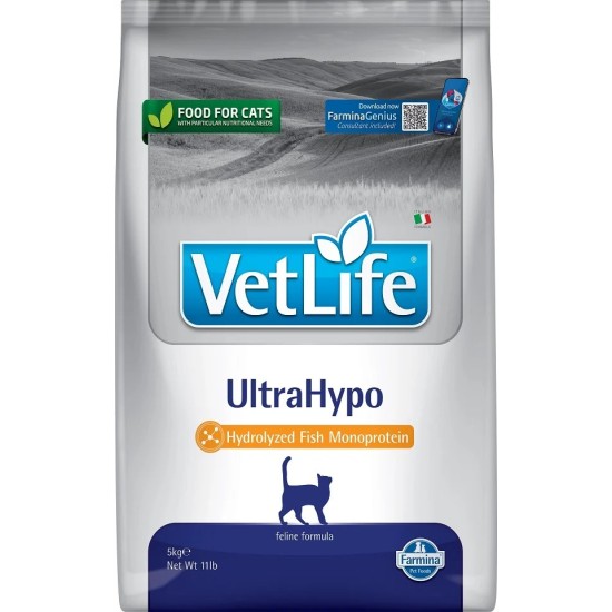 FARMINA VET LIFE - CAT Dry ULTRAHYPO 5 kg