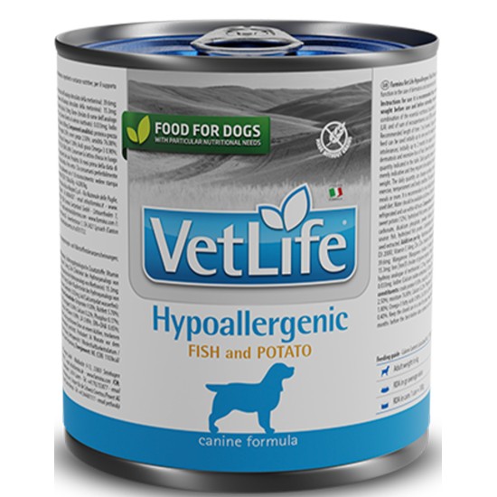 FARMINA VET LIFE - DOG Wet HYPOALLERGENIC Fish&amp;Potato 300 gr