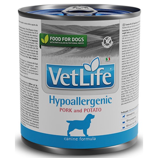 FARMINA VET LIFE - DOG Wet HYPOALLERGENIC Pork&amp;Potato 300 gr