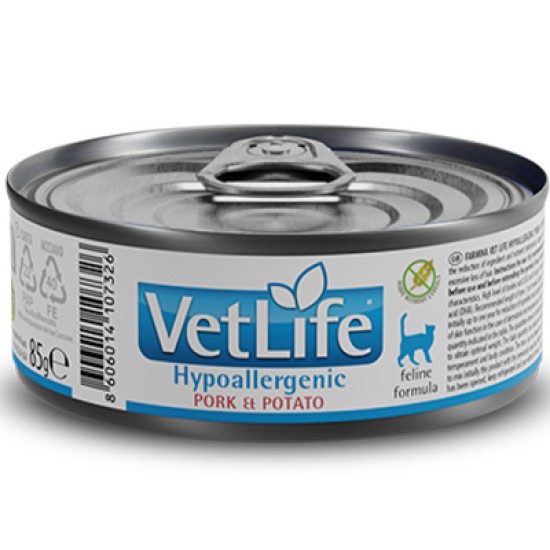 FARMINA VET LIFE - CAT Wet HYPOALLERGENIC Pork&amp;Potato 85 g