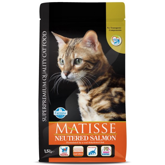 FARMINA MATISSE - CAT Dry NEUTERED Salmon 1,5 kg