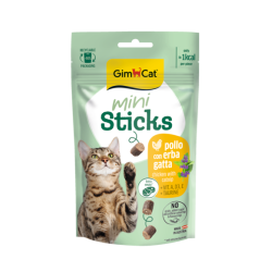 GIMCAT MINI STICKS CHICKEN WITH CATNIP 50 G
