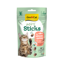 GIMCAT MINI STICKS WITH SALMON &amp; QUINOA 50 G