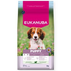 Eukanuba Puppy S/M Breeds Lamb &amp; Rice 12 kg