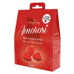 DoggyeBag AMOROSI Minkštos širdelės 1.7x2.5x1cm 90g