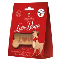 DoggyeBag LOVE BONE Sausainis-kaulas 10x4.8x1.2cm 30g