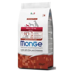 Monge Mini Adult Lamb sausas pašaras šunims 